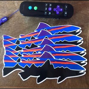 Patagonia Fish Decal Sticker 5 count